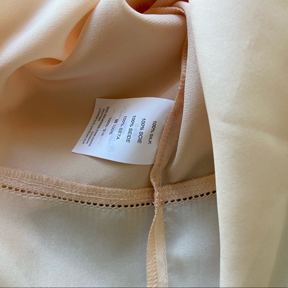 NWT J Crew button down blouse with pretty crochet detailing down front/seams. - Picture 7 of 7